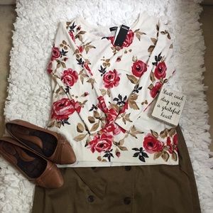 Premise Studio floral print sweater